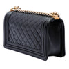 Chanel Old Medium Quilted Lambskin Boy Flap Secondhand