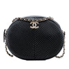 Chanel Chevron Lambskin Pleated Oval Camera Bag Secondhand