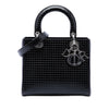 Dior Medium Metallic Patent Microcannage Lady Dior Secondhand