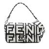 Fendi Marc Jacobs Nappa Vitello King Logo Print Baguette Satchel Secondhand