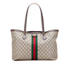 Secondhand Gucci Medium GG Supreme Ophidia Tote