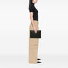 Saint Laurent Grain De Poudre Monogram Monochrome iPad Case Secondhand