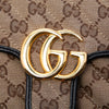 Secondhand Gucci Small GG Marmont Matelasse Diagonal GG Canvas and Leather Shoulder Bag