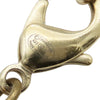 Chanel Gold Plated Resin CC Rhinestones Pendant Necklace Secondhand