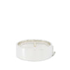 Secondhand Tiffany Sterling Silver and 18K Rose Gold Lock Heart Bangle