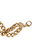 Chanel CC Gold Plated Strass Coco Plaque Double Chain Belt Secondhand
