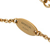 Louis Vuitton Gold Plated LV Crystal Iconic Pendant Necklace Secondhand