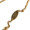 Louis Vuitton Gold Plated LV Crystal Iconic Pendant Necklace Secondhand