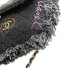 Secondhand Chanel Fringe Denim Mood Clutch with Chain