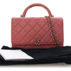 Chanel CC Quilted Lambskin Top Handle Flap Secondhand