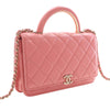 Chanel CC Quilted Lambskin Top Handle Flap Secondhand