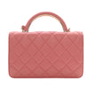Chanel CC Quilted Lambskin Top Handle Flap Secondhand