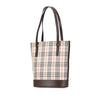 Burberry House Check Coated Canvas Bucket Tote Secondhand