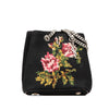 Secondhand Saint Laurent Baby Embroidered Wool Emmanuelle Bucket Bag