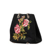 Secondhand Saint Laurent Baby Embroidered Wool Emmanuelle Bucket Bag