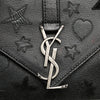 Saint Laurent Medium Monogram Heart Patchwork Chain Wallet Secondhand