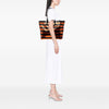 Prada Satin Sequin Stripes Tote Secondhand
