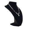 Chanel Gold Plated Faux Pearl CC Pendant Necklace Secondhand