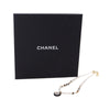 Chanel Gold Plated Faux Pearl CC Pendant Necklace Secondhand