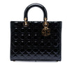 Dior Large Patent Cannage Lady Dior Secondhand