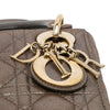 Dior Mini Metallic Calfskin Cannage Lady Dior Secondhand