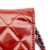 Secondhand Chanel Quilted Patent Brilliant Wallet On Chain