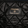 Chanel Large Bicolor Quilted Leather Pearl O Case Clutch Secondhand