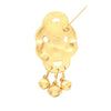 Chanel Gold Plated CC Bell Brooch Secondhand
