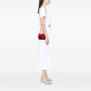 Chanel Paris Cosmopolite Small Tricolor Quilted Velvet Private Affair Camellia Flap Secondhand