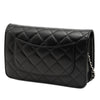 Chanel CC Quilted Caviar Wallet on Chain Secondhand