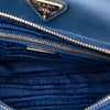 Prada Saffiano Trimmed Tessuto Chain Crossbody Secondhand