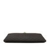 Chanel Large Quilted Nylon Fluo Boy O Case Clutch Secondhand
