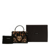 Secondhand Dolce & Gabbana Medium Canvas Leopard Print Devotion Satchel