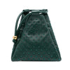 Secondhand Bottega Veneta Mini Lambskin Crystal Embellished Triangle Handbag