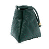 Secondhand Bottega Veneta Mini Lambskin Crystal Embellished Triangle Handbag