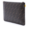 Fendi Zucca Coated Canvas Roma Amor Zip Pouch Secondhand