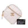 Chanel Quilted Caviar Diamond Clutch With Chain Secondhand