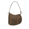 Fendi Small Zebra Print Canvas Oyster Hobo Secondhand