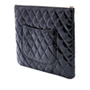 Chanel Medium Quilted Patent O Case Clutch Secondhand