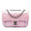Chanel Mini Quilted Metallic Calfskin Coco Pleats Chain Flap Secondhand