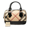 Burberry Small Supernova Check Coated Canvas Bowling Bag Secondhand