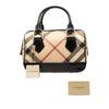 Burberry Small Supernova Check Coated Canvas Bowling Bag Secondhand