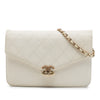 Chanel Paris Cuba Quilted Caviar Thread Around Wallet On Chain Secondhand