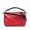 Secondhand LOEWE Medium Tricolor Calfskin Puzzle Satchel