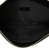 Ferragamo Calfskin and Croc Embossed Revival Clutch Secondhand