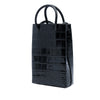 Balenciaga Mini Croc Embossed Leather Shopping Phone Holder Secondhand