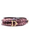 Dior Mini Oblique Canvas Saddle Bag Secondhand