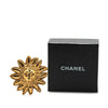 Secondhand Chanel Gold Plated Sunburst Brooch