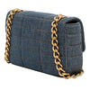 Secondhand Celine Matelasse Denim Monochrome Chain Shoulder Bag