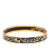 Hermès Narrow Printed Enamel Bangle 62 Secondhand